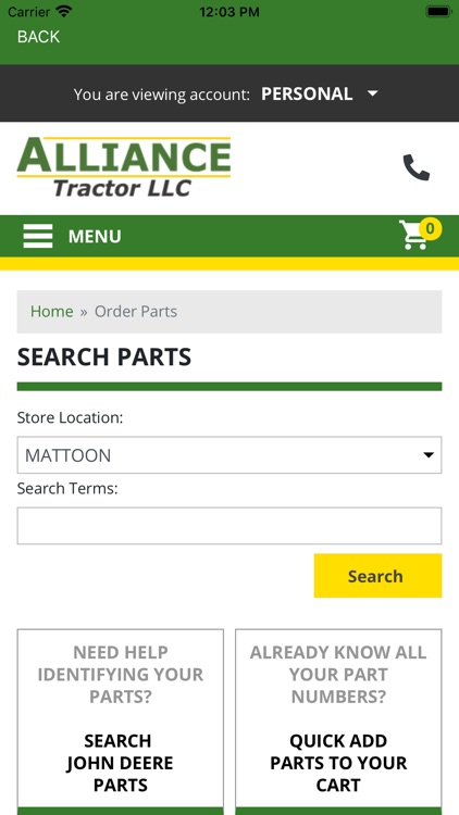 Alliance Tractor Portal