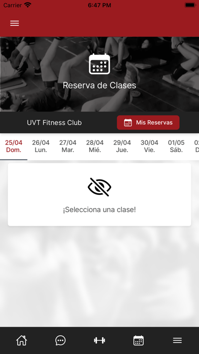 UVT Fitness Club Screenshot