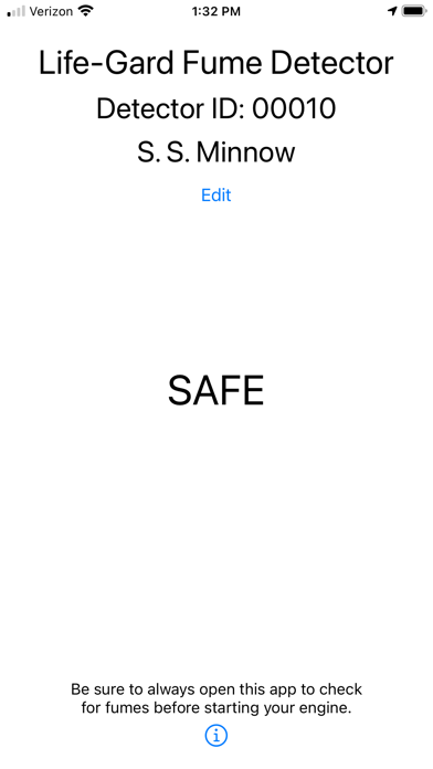 Fume Detector Screenshot
