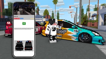 Cars Mod For Minecraft PE Screenshot