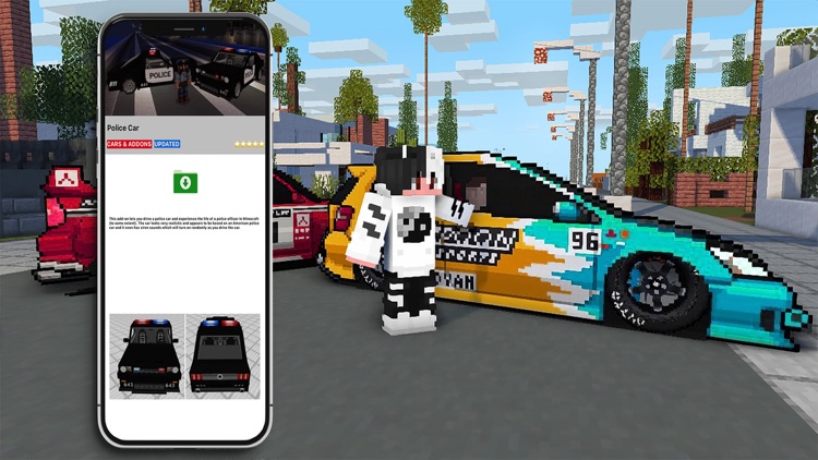 Cars Mod For Minecraft PE