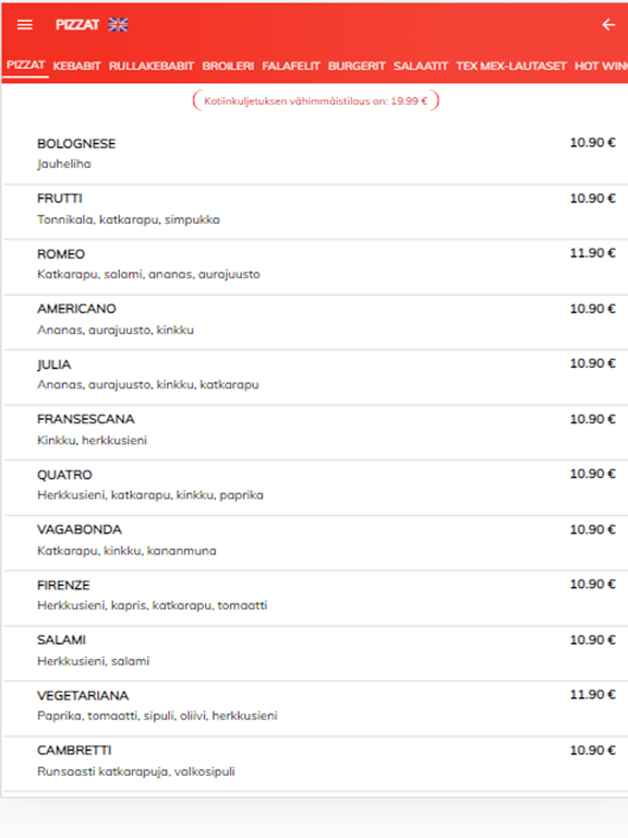 Screenshot #6 pour MultisillanKultatähti Pizzeria