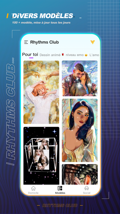 Screenshot #2 pour Rhythms - Créateur de vidéos