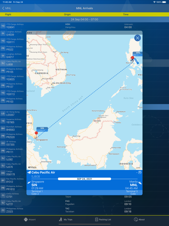 Screenshot #6 pour Manila Airport (MNL) + Radar