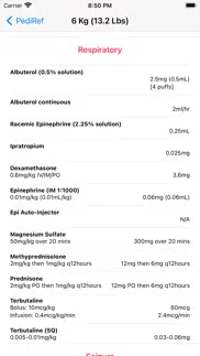 pediref: pocket pediatrics iphone screenshot 3