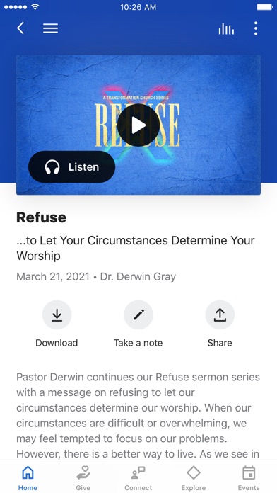 Transformation Church SC Screenshot