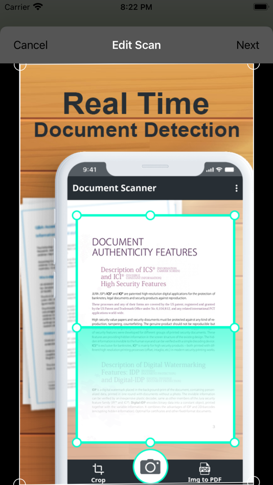 #2. Smart Scan- Scanner App to PDF (iOS) Podle: Muhammad Yasin Javed