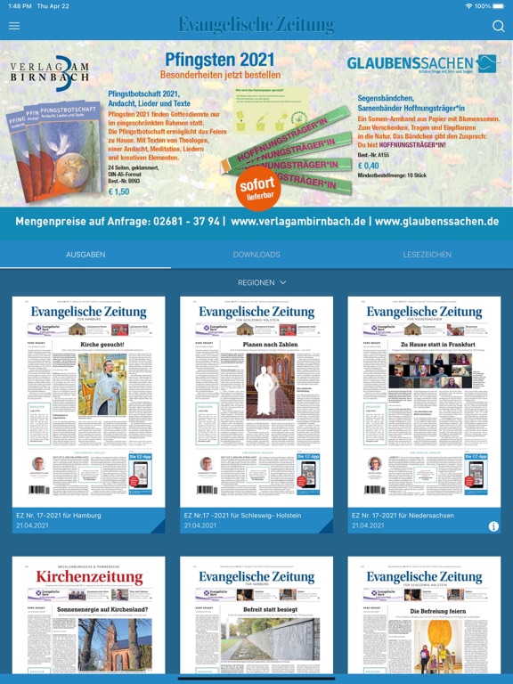 Screenshot #4 pour Evangelische Zeitung