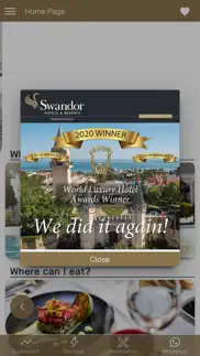 swandor hotels & resort iphone screenshot 2