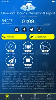 cleveland airport(cle) + radar iphone screenshot 1