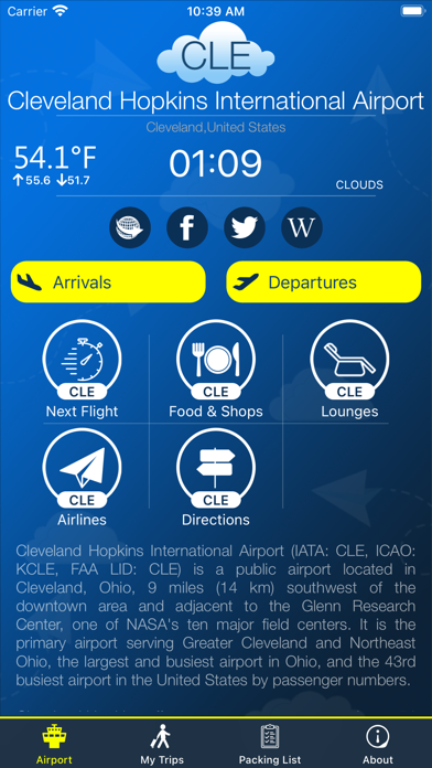 Cleveland Airport(CLE) + Radarのおすすめ画像1