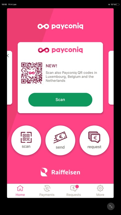 Raiffeisen Payconiq Screenshot