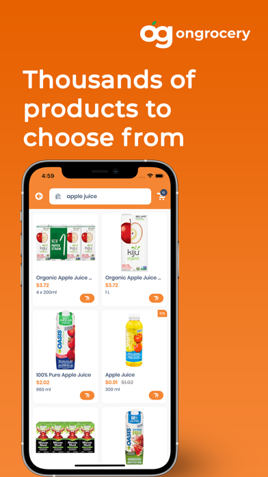 Ongrocery Screenshot