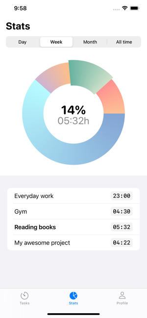 ‎#timetracker Screenshot