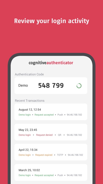 Cognitive Authenticator