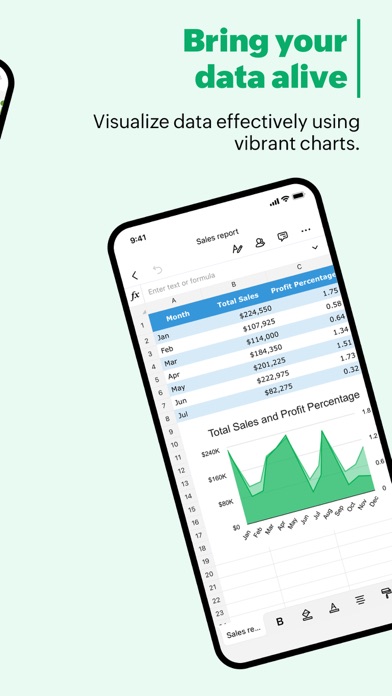 Screenshot #3 pour Zoho Sheet- feuilles de calcul