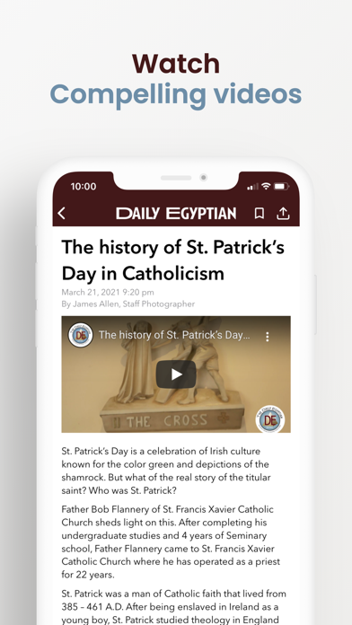 The Daily Egyptian Screenshot