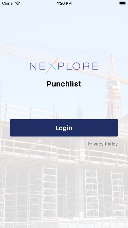 Nexplore Punchlist