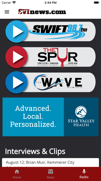SVI News Screenshot