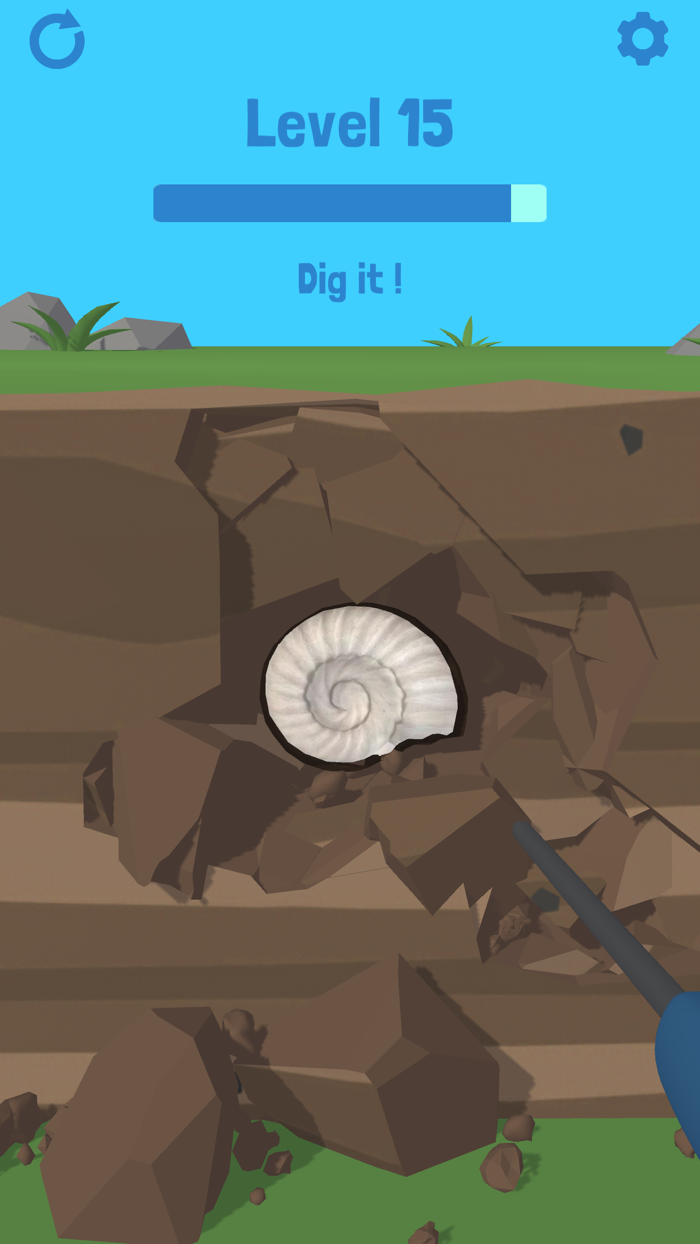 Dig Gemstone  Destruction ASMR