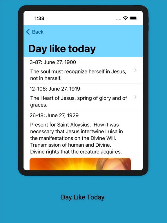 Divine Will iPad screenshot 5 - Lifestyle app