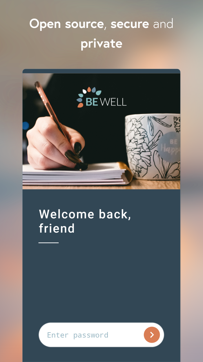BeWell Wellbeing Tracker