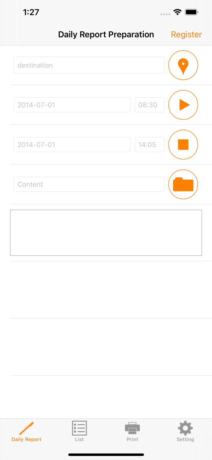 Daily Report Preparation