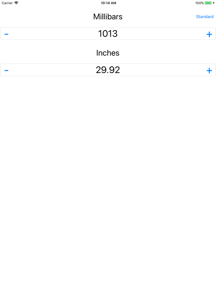 Millibar - Inches Calculator