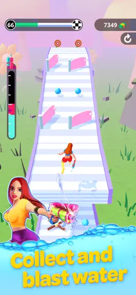 Game screenshot Squirt Gun Girl: Garden Runner mod apk