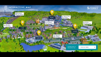Uni Surrey Virtual Tour Screenshot