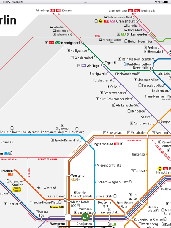 Screenshot #2 for Berlin U-Bahn/S-Bahn Maps