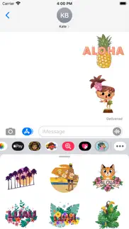 How to cancel & delete sunshine hawaii luau stickers 1