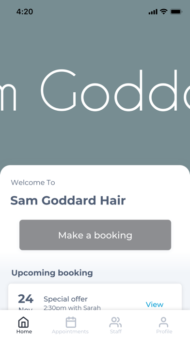 Sam Goddard Hair Screenshot