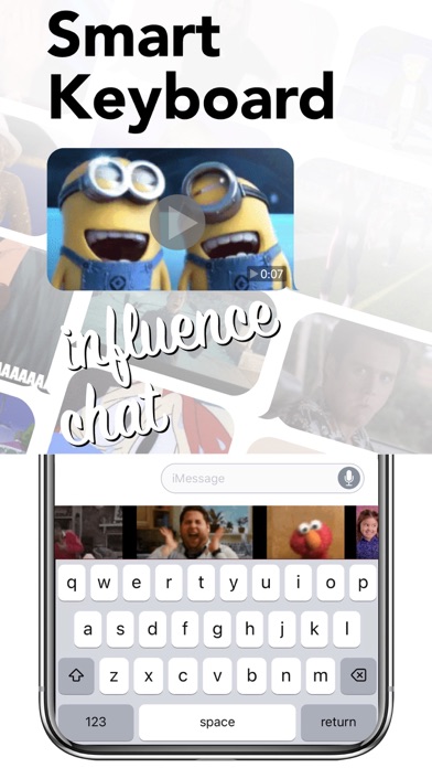 Screenshot #1 pour GIF Messenger Video Emoji App