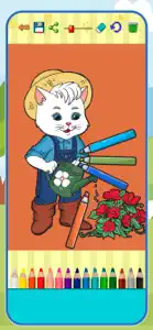 Coloring cats and kittens screenshot #4 for iPhone