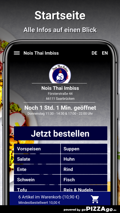 Nois Thai Imbiss Saarbrücken Screenshot