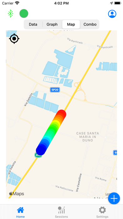 Meteotracker Screenshot