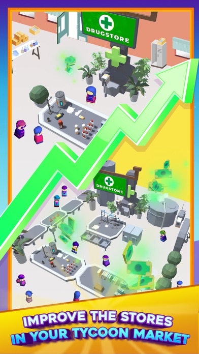 2050 Supermarket Idle Game Screenshot