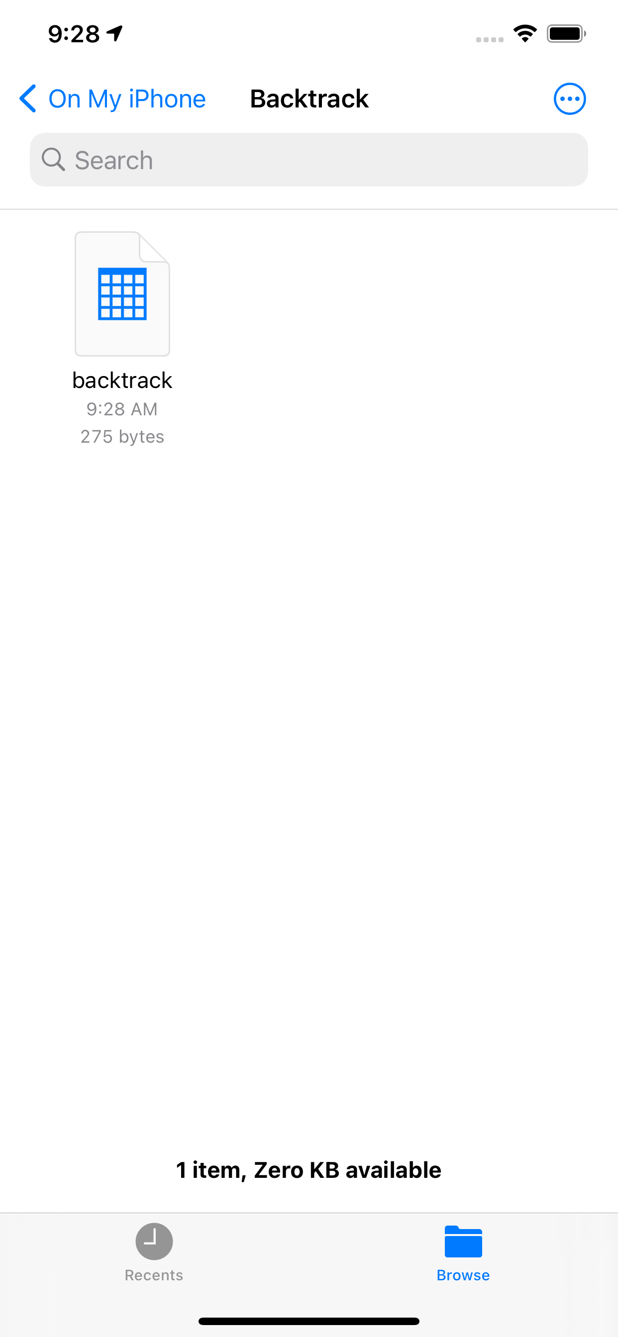 Backtrack Location Logging