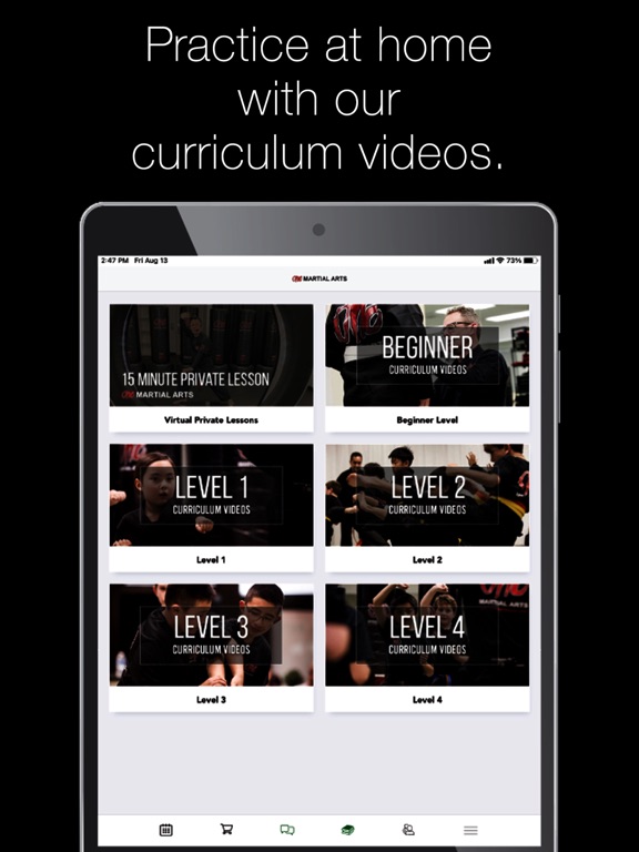One Martial Arts iPad screenshot 2 - Health & Fitness app