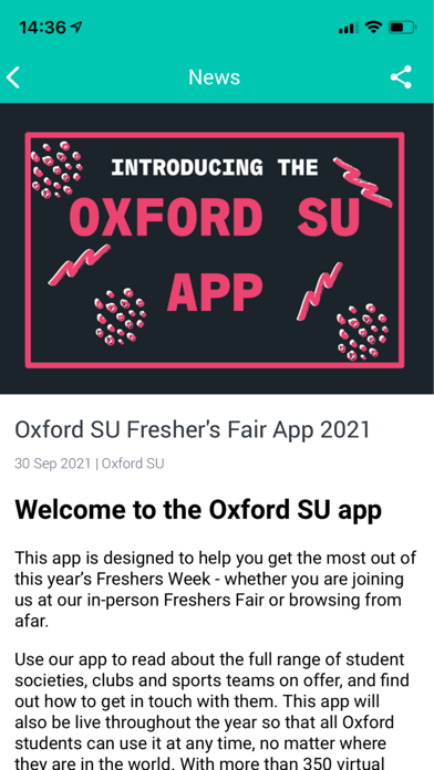 Oxford SU Screenshot