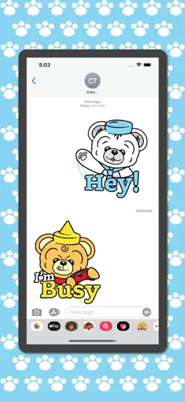 Game screenshot Bearuji Stickers hack