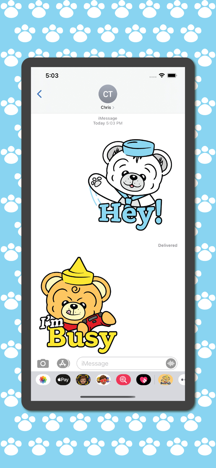 Bearuji Stickers