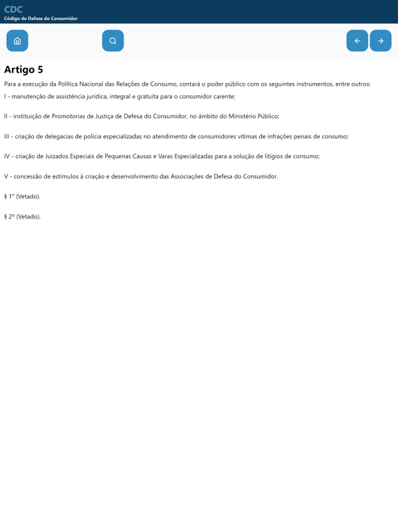 Screenshot #6 pour Cód. Defesa Consumidor - SLEX