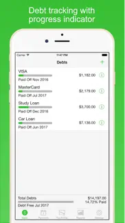 debts iphone screenshot 1