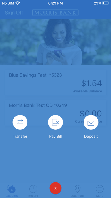 How to cancel & delete Morris Bank mBiz Mobile from iphone & ipad 4