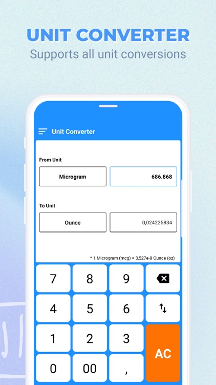 Calculator: Unit Converter screenshot-4