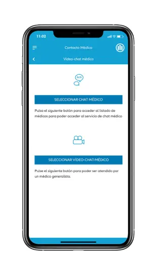 Captura de pantalla de Allianz Salud Decesos en iPhone 7