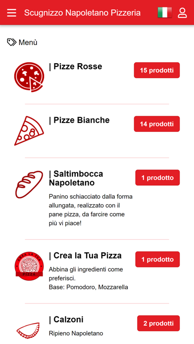 Scugnizzo Napoletano Pizzeria Screenshot