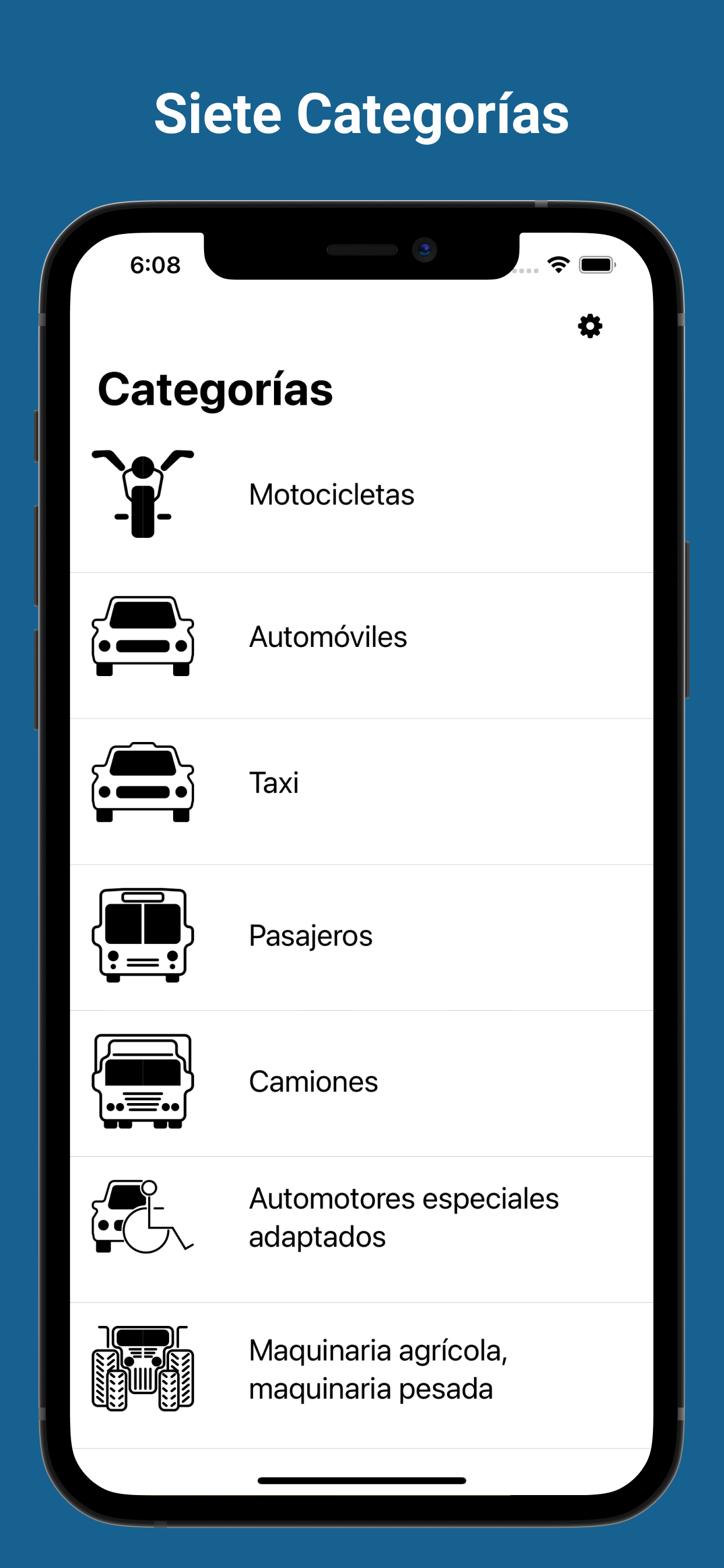 Examen de conducir Ecuador
